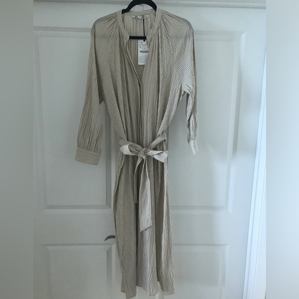 Zara Shirt Dress, Belted